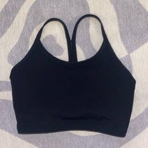 Black Crop Top w/ Double Layer
